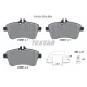 Колодки гальмівні передні TEXTAR 2388101 для Mercedes-Benz A-Class W169/B-Class W245 2004-2012, 70x131.8x20.1 мм