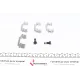 Колодки гальмівні передні TEXTAR 2388101 для Mercedes-Benz A-Class W169/B-Class W245 2004-2012, 70x131.8x20.1 мм