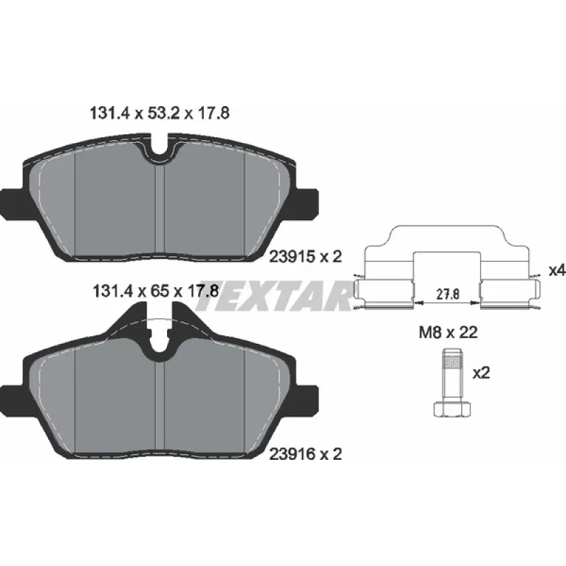 Колодки гальмівні (передні) BMW 1 (E87) 03-12 (Lucas) Q+