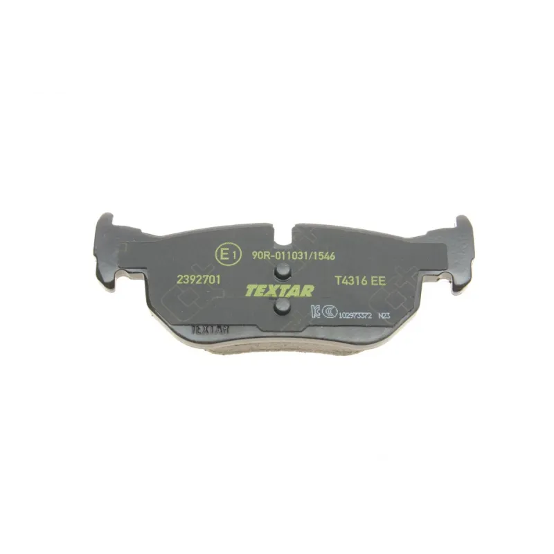 Колодки гальмівні задні TEXTAR 2392701 для BMW 1 (E81/E87) 2003-2012, 3 (E90) 2005-2011