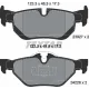 Колодки гальмівні задні TEXTAR 2392701 для BMW 1 (E81/E87) 2003-2012, 3 (E90) 2005-2011