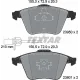 Колодки гальмівні (передні) Audi A4/A6/A8 02- (Teves) Q+ (з датчиками/L=210mm)