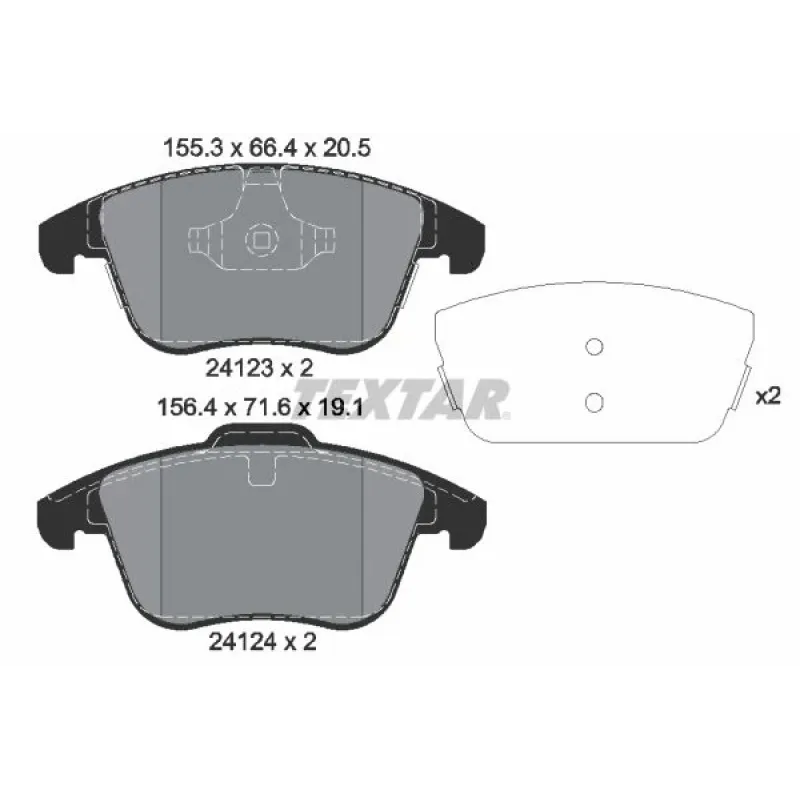 Колодки гальмівні (передні) Land Rover Range Rover Evoque 11- (Teves) Q+