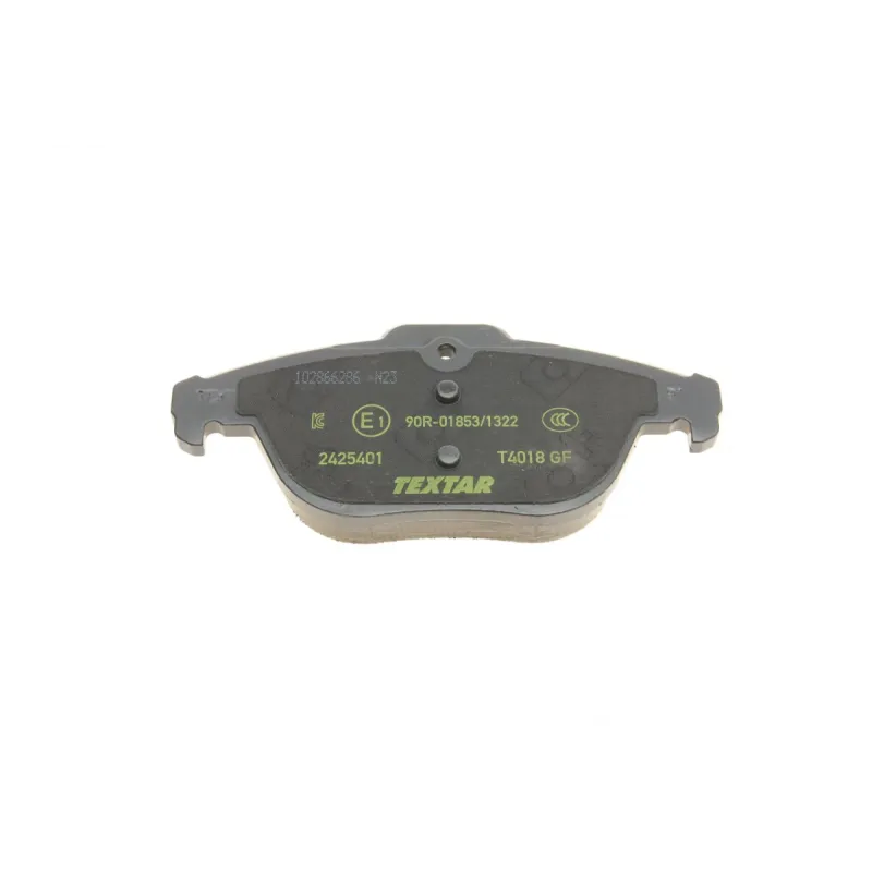 Колодки гальмівні задні TEXTAR 2425401 для Mercedes-Benz C-Class W204, E-Class C207 2007-2015, 122.7x54.3x17.5 мм