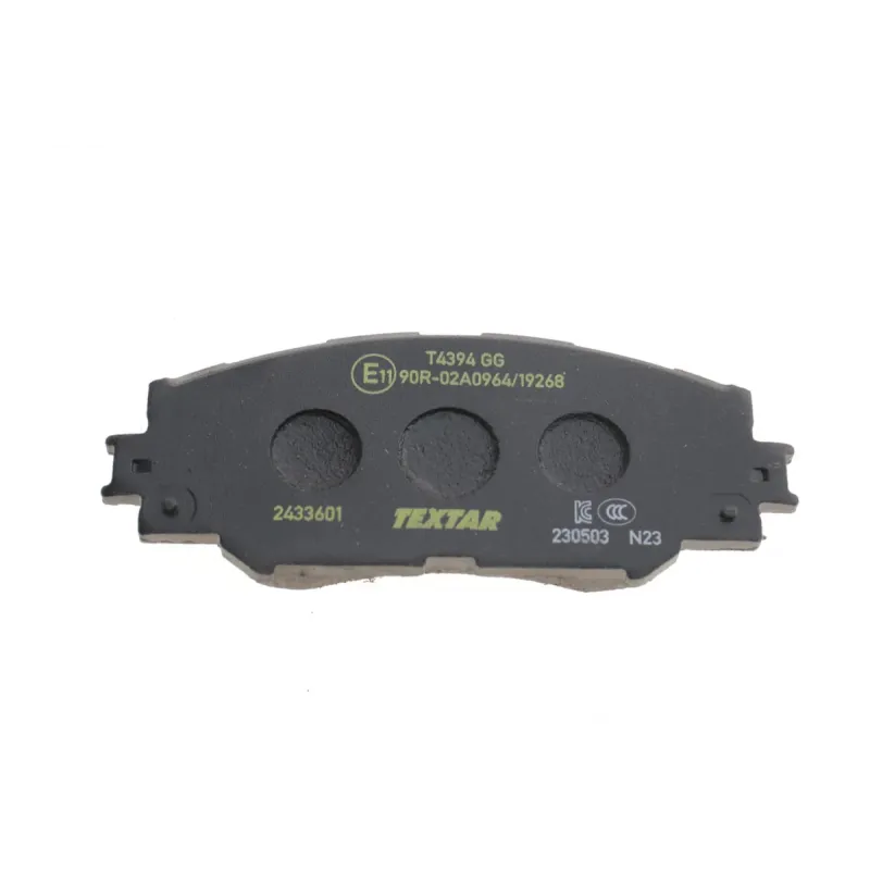Колодки гальмівні передні TEXTAR 2433601 для Toyota RAV4 III 2006-, Auris 2007-, 139.2x55.9x17.5 мм