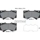 Колодки гальмівні передні TEXTAR 2438601 для Toyota Land Cruiser 200, Lexus LX 2007-, 83.2x17.9x143.7 мм