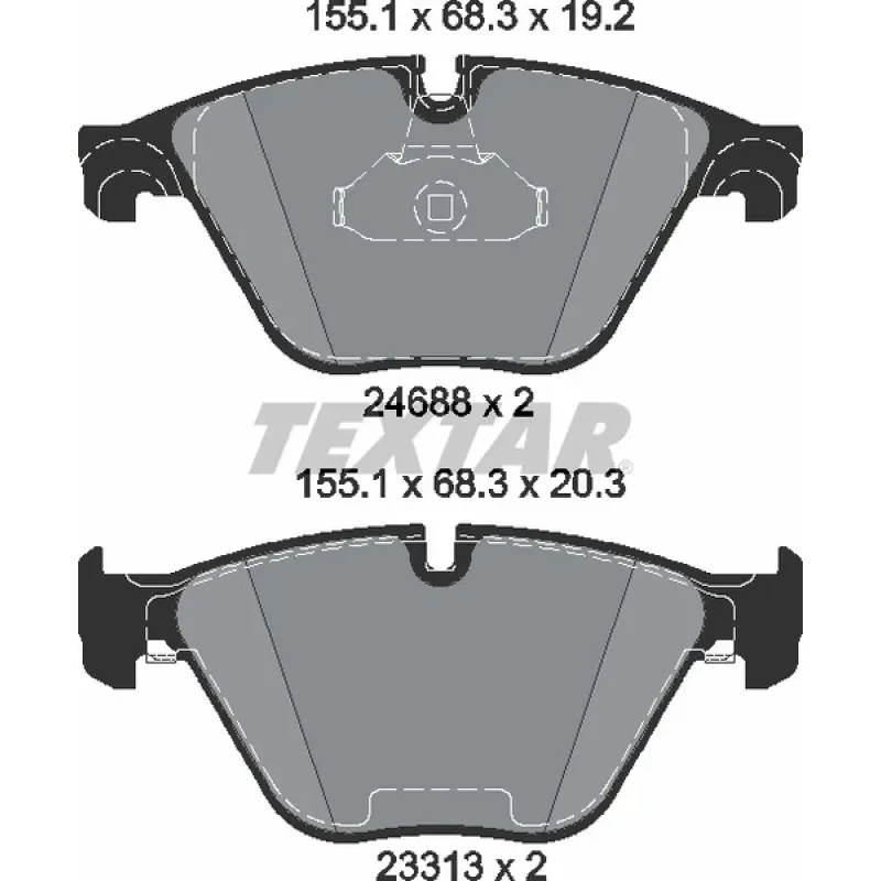 Колодки гальмівні (передні) BMW 5 (F10/F11) 10-17 (Teves) Q+