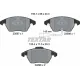 Колодки гальмівні передні TEXTAR 2469602 для Volkswagen Caddy 2003-, Audi A3 8P 2003-2012, 155.4x71.5 мм
