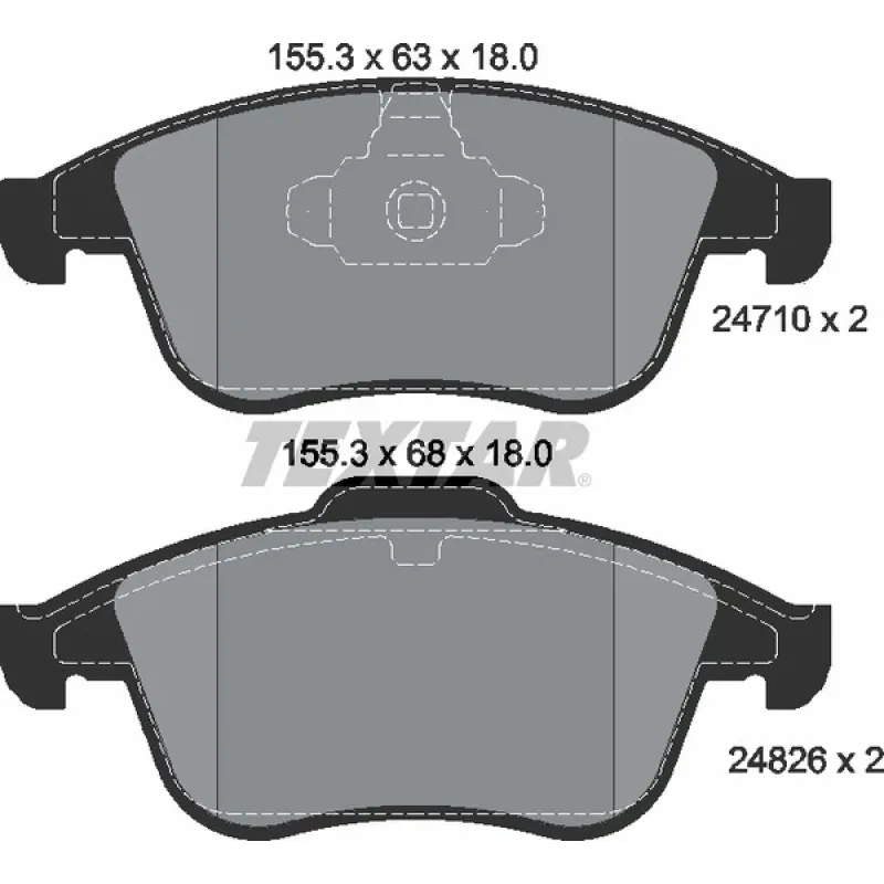 Колодки гальмівні (передні) Renault Megane III/Laguna III 1.5dCi/2.0dCi 07- (Teves) Q+