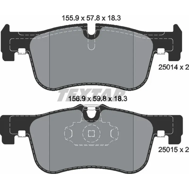 Колодки гальмівні (передні) BMW 1 (F20/F21)/2 (F22) 10- (Teves) Q+