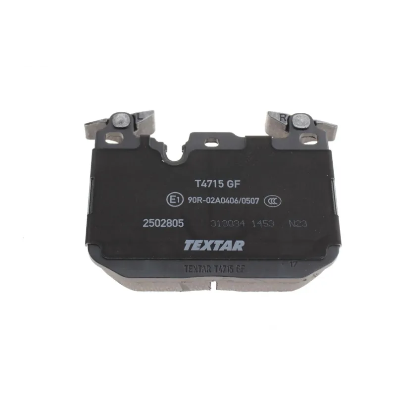 Колодки гальмівні передні TEXTAR 2502805 для BMW 3 (F30/F31/F34) 4 (F32/F36) 2011-, 17.9 мм