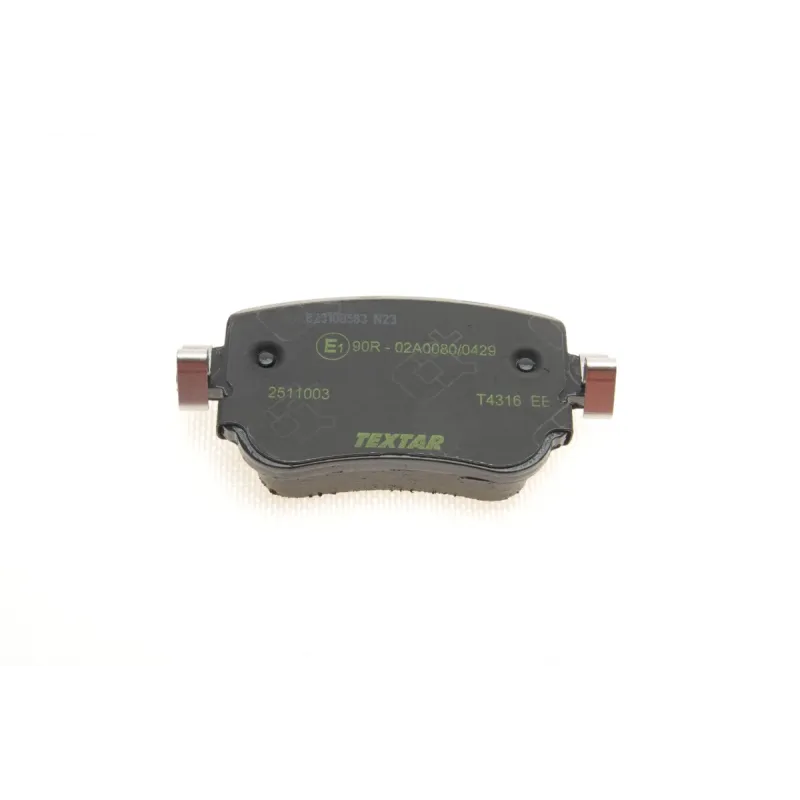Колодки гальмівні задні TEXTAR 2511003 для Audi Q3, Skoda Octavia, Seat Leon, VW Passat B7 2012- 104.2x52x17.5 мм