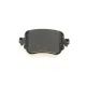 Колодки гальмівні задні TEXTAR 2511003 для Audi Q3, Skoda Octavia, Seat Leon, VW Passat B7 2012- 104.2x52x17.5 мм