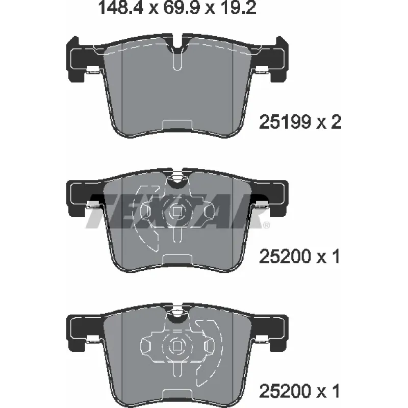 Колодки гальмівні (передні) BMW 1 (F20)/2 (F22)/3 (F30)/4 (F32)/ X3 (F25) 11- (Bosch) Q+