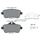 Колодки гальмівні задні TEXTAR 2521501 для Mercedes-Benz ML-Class W166, GL-Class X166, AMG W176 2011-, 116.4x49.8x18.7 мм