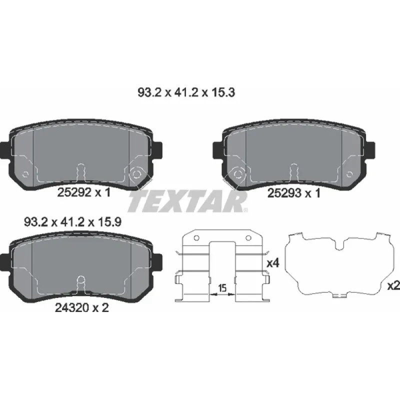Колодки гальмівні (задні) Hyundai ix35/Sonata/Kia Cerato/Sportage 09- (Mando) Q+