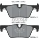 Колодки гальмівні задні TEXTAR 2530701 для BMW 1 (F20/21), 3 (F30/F31/F34) 123.2x44.1/45.2 мм