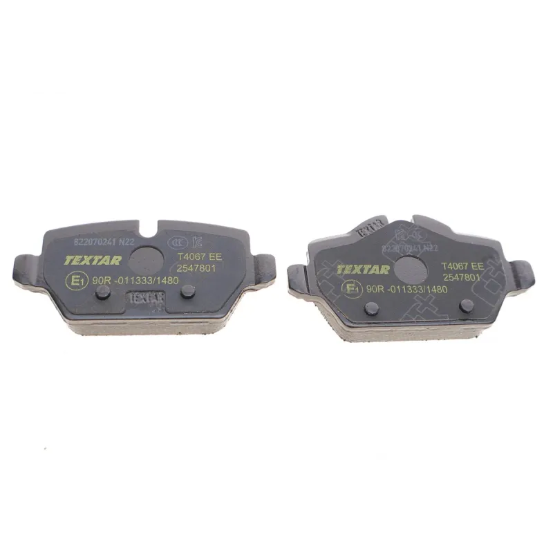 Колодки гальмівні задні TEXTAR 2547801 для Mini Countryman R60/Paceman R61 2010-2016, 95.4x44.6 мм