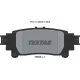 Колодки гальмівні задні TEXTAR 2552501 для Lexus GS/IS III/RC 2012-, 115.1x45.6x16.8 мм