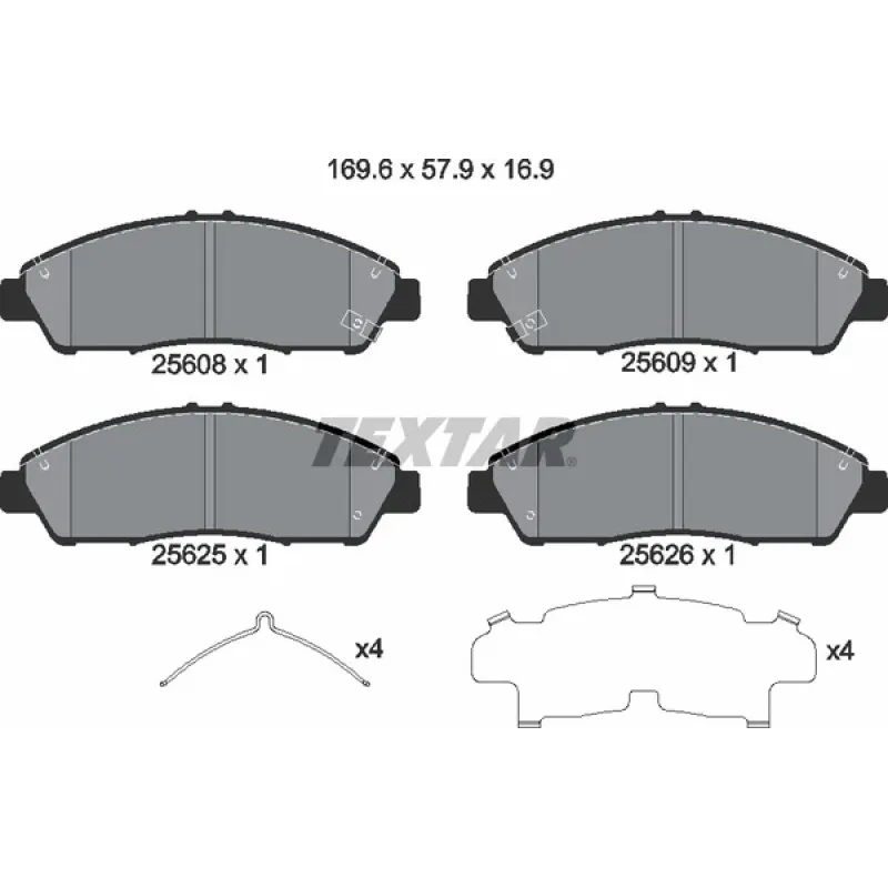 Колодки гальмівні (передні) Honda Pilot 08- (Akebono)