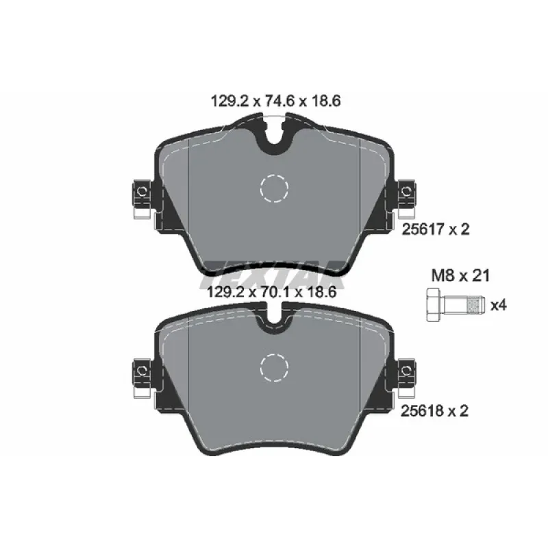 Колодки гальмівні (передні) BMW 5/X3/X5 13- (Lucas) Q+