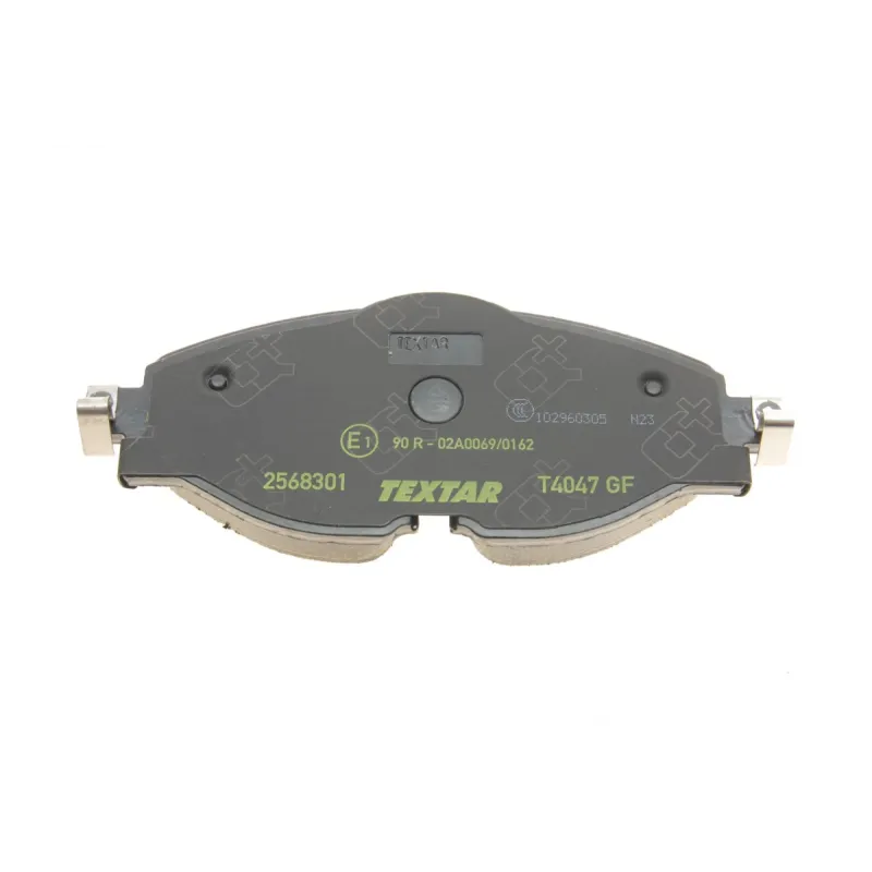 Колодки гальмівні передні TEXTAR 2568301 для Seat Leon, VW Golf VII 1.2-2.0 2012- (TRW, 160.2мм)