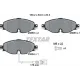 Колодки гальмівні передні TEXTAR 2568301 для Seat Leon, VW Golf VII 1.2-2.0 2012- (TRW, 160.2мм)