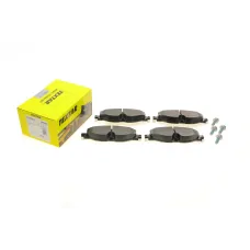 Колодки гальмівні передні TEXTAR 2568303 для Audi Q3, VW Golf, Skoda Karoq, 160.2x64.5 мм