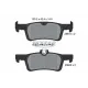 Колодки гальмівні задні TEXTAR 2584104 для Ford Fiesta VII 1.0 EcoBoost 2017-, Peugeot 308 2014-, 123.2x42.4x14 мм
