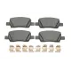 Колодки гальмівні задні TEXTAR 2645901 для Hyundai Santa Fe, Kia Carnival, Sorento 2005-2012, 125x50.5 мм