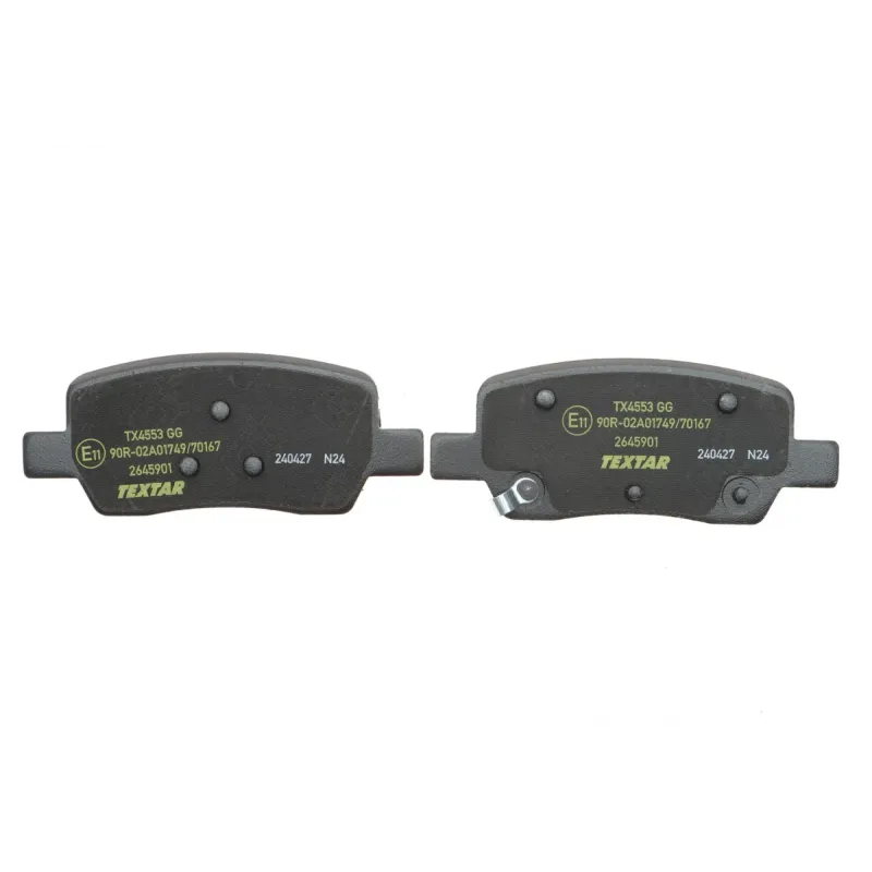 Колодки гальмівні задні TEXTAR 2645901 для Hyundai Santa Fe, Kia Carnival, Sorento 2005-2012, 125x50.5 мм
