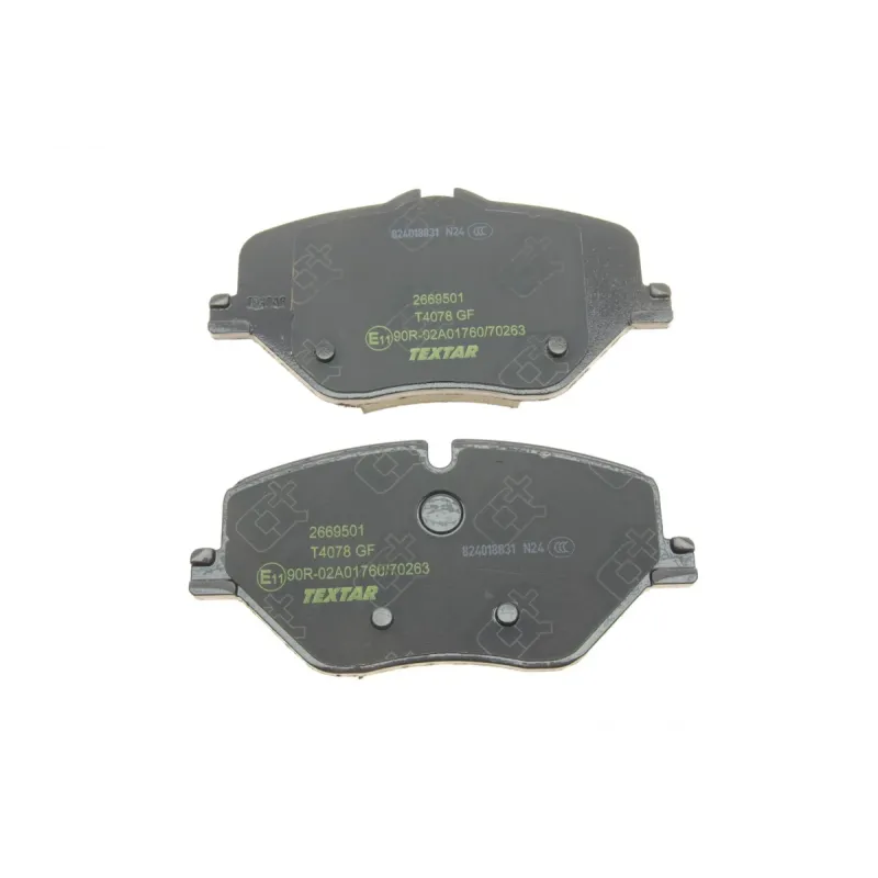 Колодки гальмівні передні TEXTAR 2669501 для BMW 2 (U06) 21-, 5 (G60) 23-, X1 (U11) 22- 140.8x68.8 мм