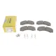 Колодки гальмівні передні TEXTAR 2915301 для Mercedes-Benz Sprinter 2-t, 3-t 1995-2006, 164.7x72.8x20 мм