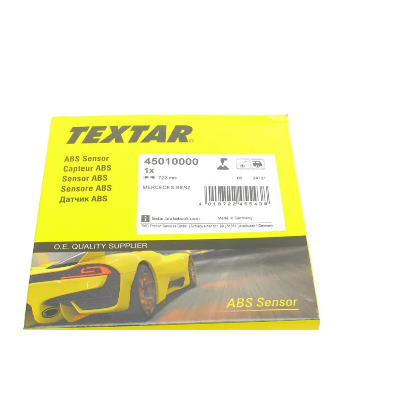 Датчик ABS задній TEXTAR 45010000 для Mercedes-Benz E-Class W212 2009-2016, довжина 722 мм