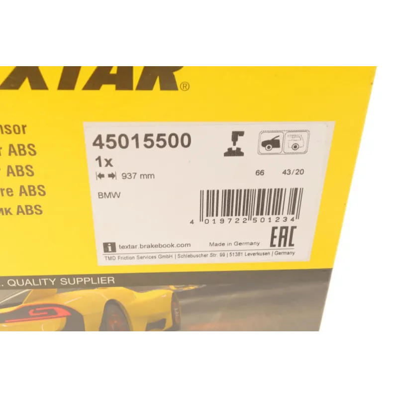 Датчик ABS (передній) BMW 5 (F10)/7 (F01/F02/F03/F04) 2.0-4.4 09-18 (L=937mm)
