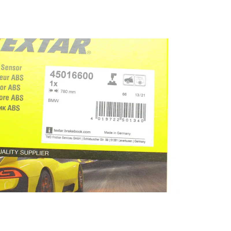 Датчик ABS передній TEXTAR 45016600 для BMW 5 (E60) xDrive 2005-2010