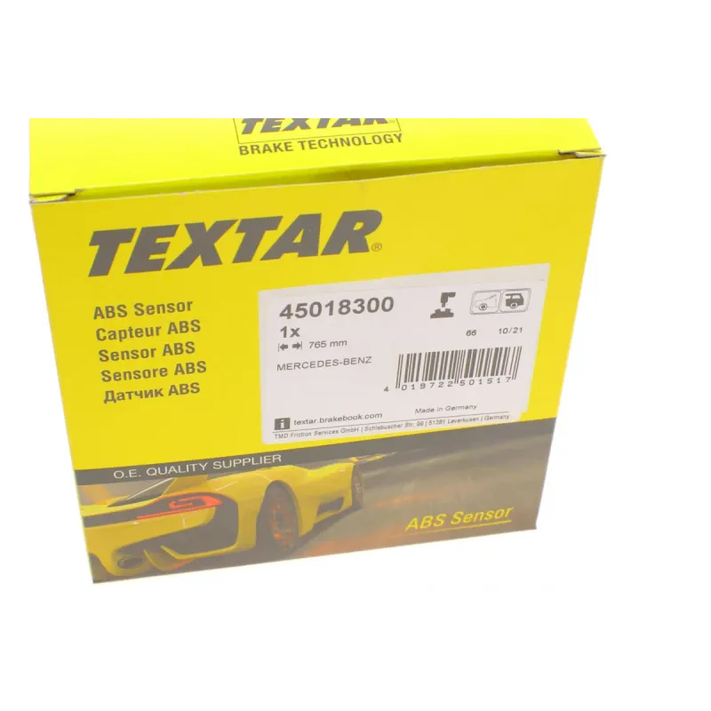 Датчик ABS задній TEXTAR 45018300 для Mercedes-Benz S-Class W221 2005-2013