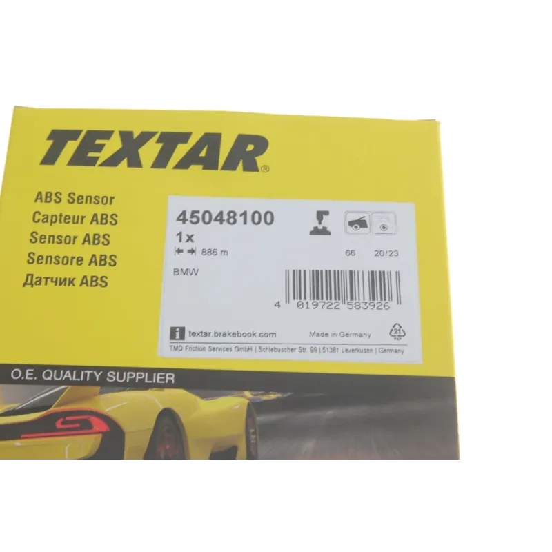Датчик ABS (передній) BMW 5 (G30/F90)/7 (G11/G12) 17- B44/B47/B48/B57/B58/N63/N74 (L=886mm)