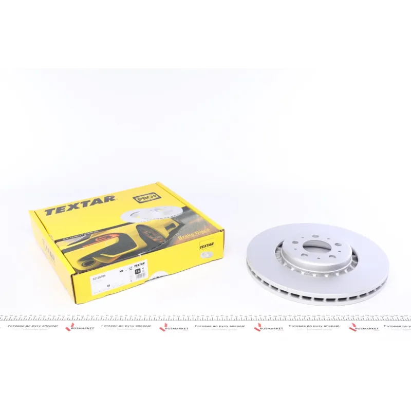Диск гальмівний передній TEXTAR 92126705 для Volvo XC90 I 2002-2014, 336x30.1 мм