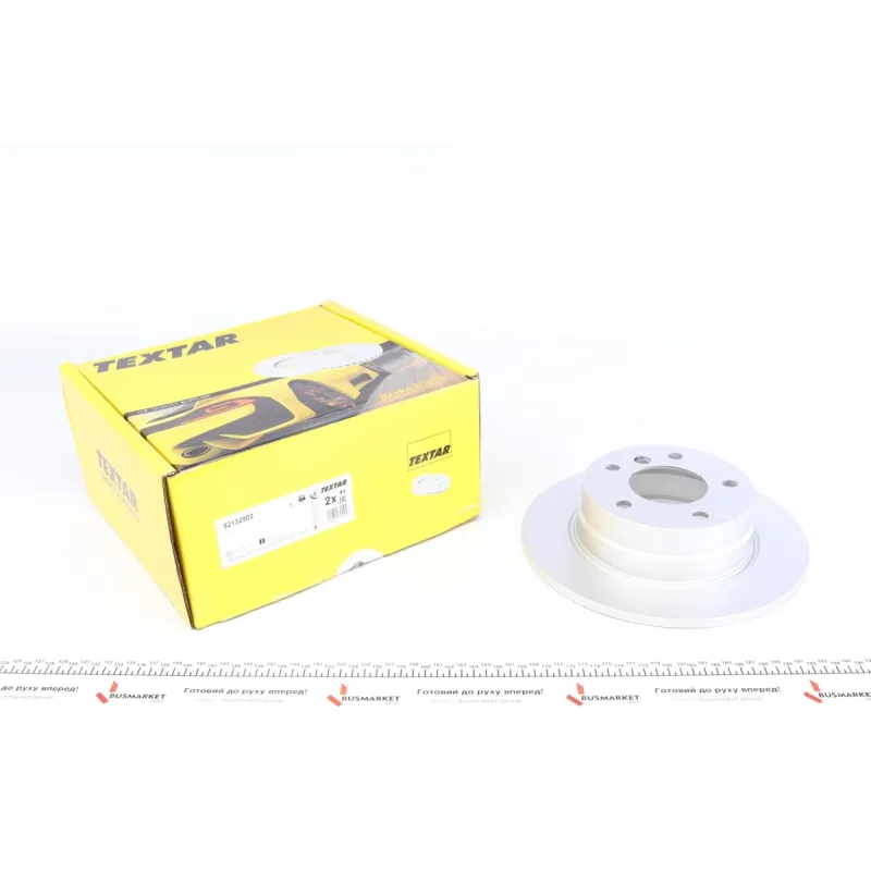 Диск гальмівний задній TEXTAR 92132903 для BMW 1 (E81/E87) 2004-2011, 280x10 мм