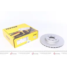 Диск гальмівний передній TEXTAR 92145703 для Fiat Punto, Opel Corsa 257x22 мм