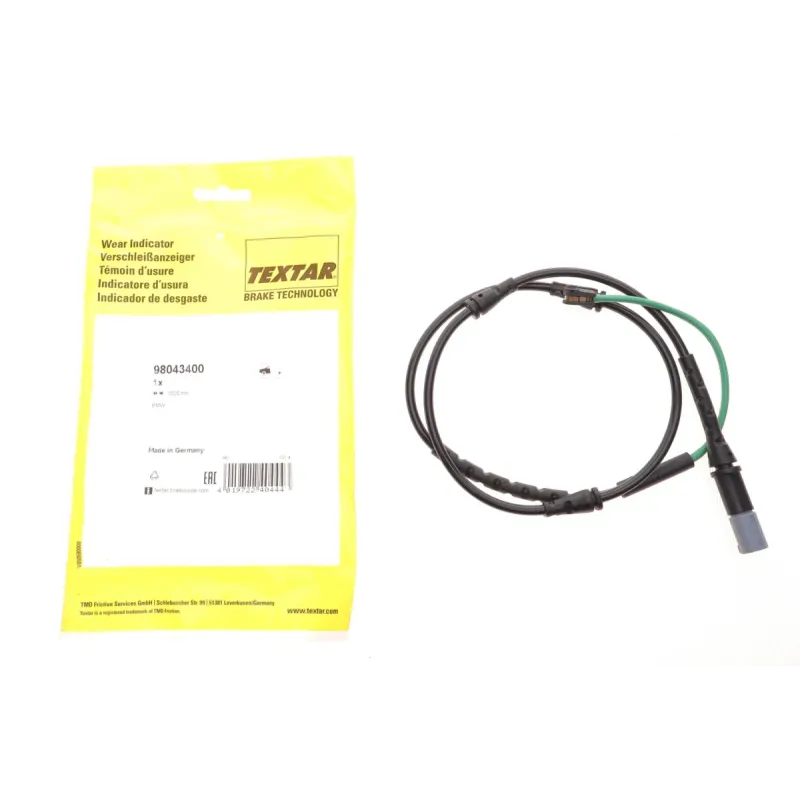 Датчик зносу гальмівних колодок передній TEXTAR 98043400 для BMW X5 E70 2009-2014, BMW X6 E71 2008-2014
