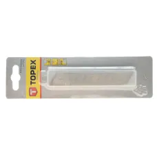Лезо канцелярське TOPEX 18 мм (10 шт) 17B348