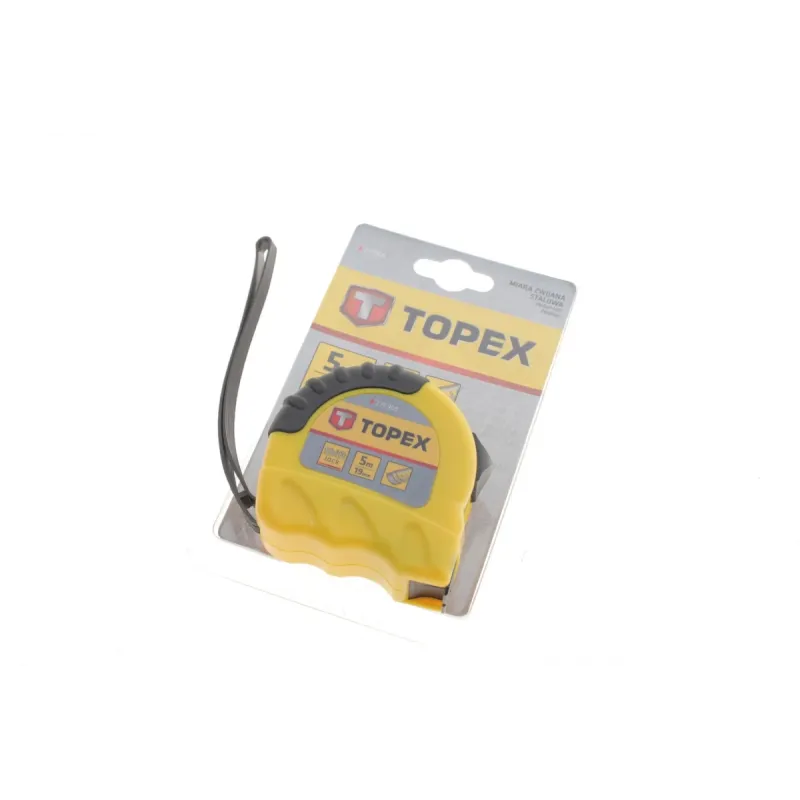 Рулетка вимірювальна TOPEX 5 м x 19 мм, артикул 27C305