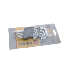 Набір ключів Г-под. Torx з отвором T10-T50 (Pentalobe)