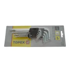 Набір Г-подібних ключів Torx T10-T50 TOPEX 35D961