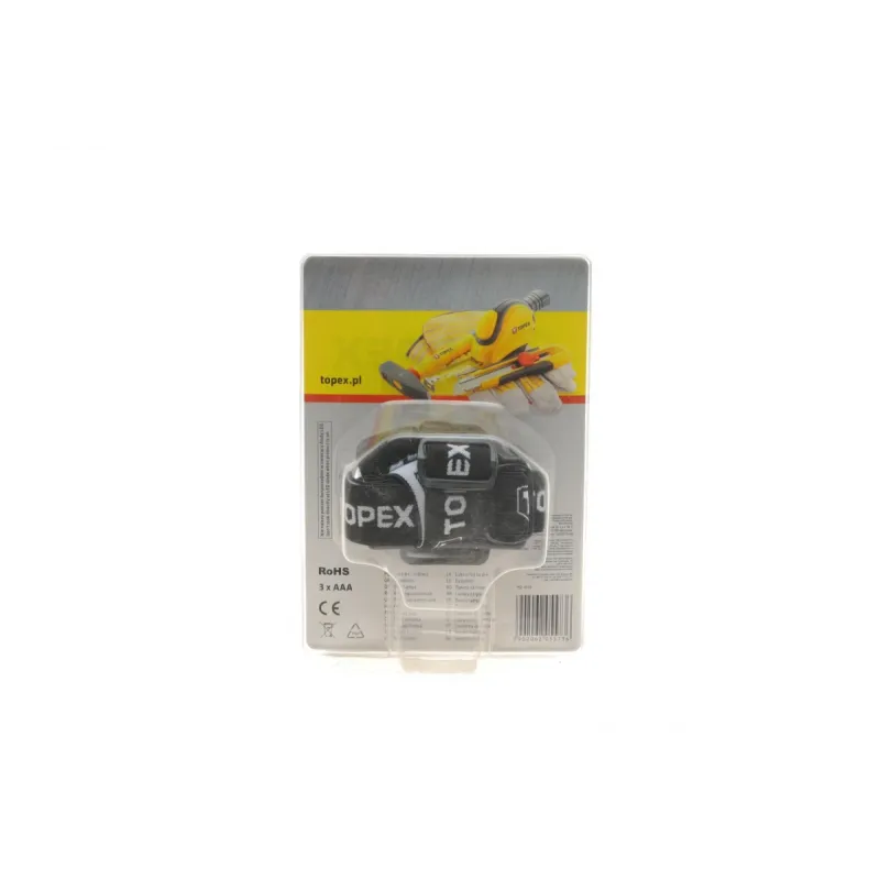 Ліхтар налобний LED COB 160Lm TOPEX 94W391
