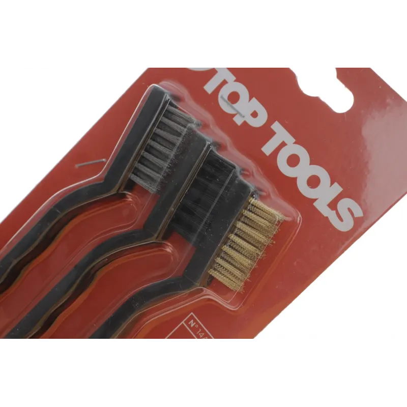 Набір щіток зачисних 180 мм 3 од. TOP TOOLS 14A618
