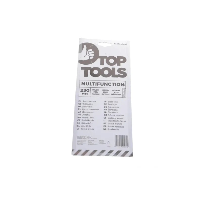 Набір щіток зачисних TOP TOOLS 14A623 230 мм 3 од.