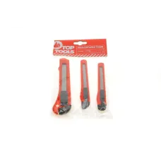 Ніж з відривним лезом TOP TOOLS 17B533 (к-кт 3 шт.)